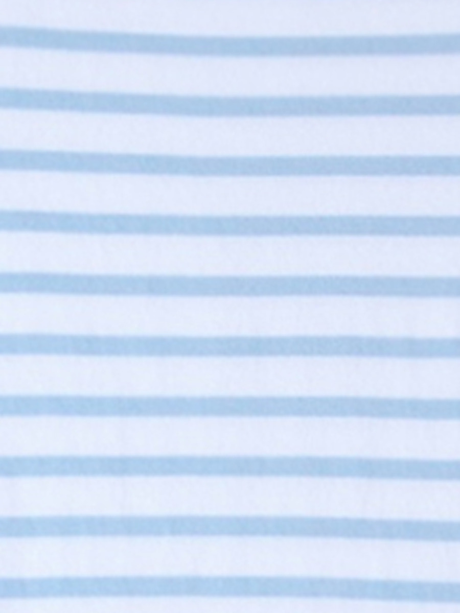 ブルトンシャツ ショートスリーブ【Basic Fit】 詳細画像 LQC.ホワイト/シエルブルー 1