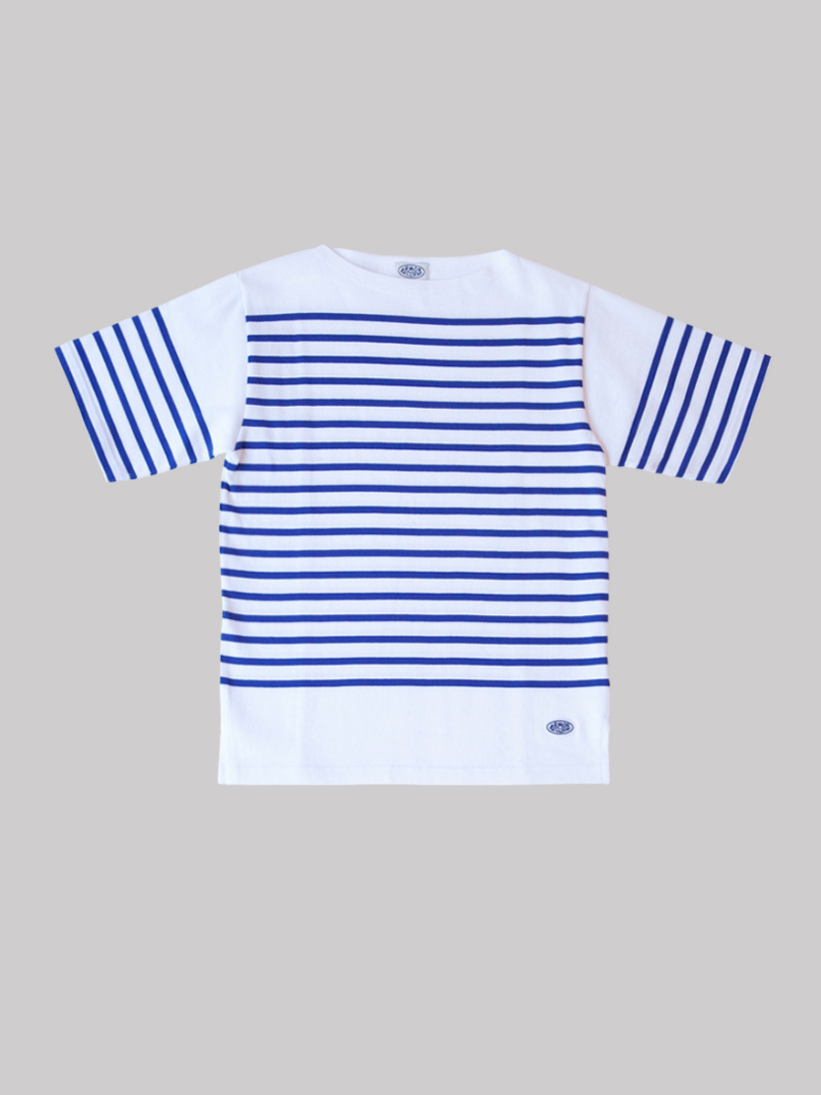 クラシックブルトンシャツ ショートスリーブ(T4～T7) 詳細画像 DW5.ホワイト/ロイヤルブルー 1